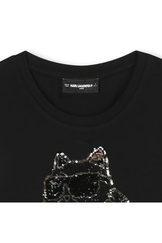 Biologisch Katoenen T-shirt - Zwart - Karl Lagerfeld