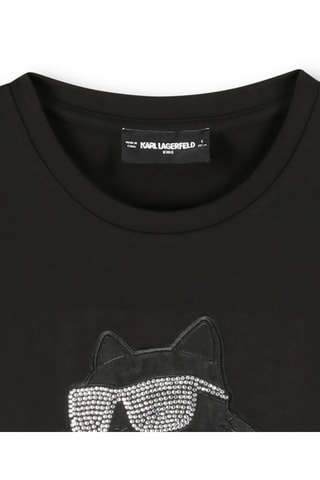 Biologisch Katoenen T-shirt - Zwart - Karl Lagerfeld
