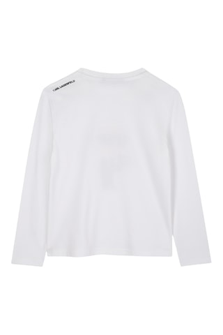 Biologisch Katoenen T-shirt - Wit - Karl Lagerfeld