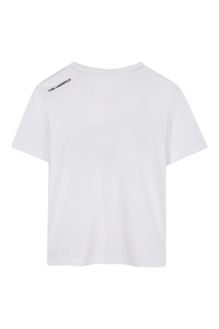 Biologisch Katoenen T-shirt - Wit - Karl Lagerfeld