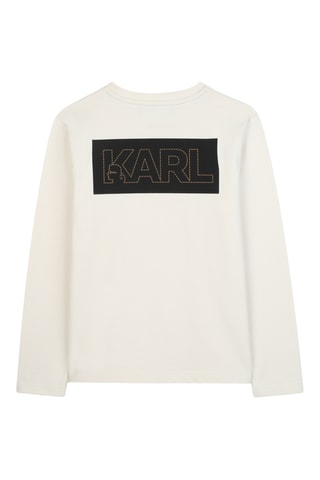 T-shirt - Wit - Karl Lagerfeld