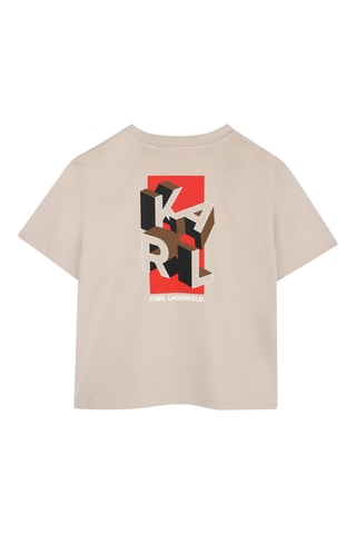 T-shirt - Beige - Karl Lagerfeld