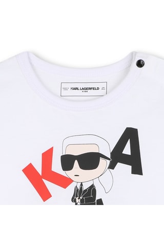 Biologisch Katoenen T-shirt - Wit - Karl Lagerfeld