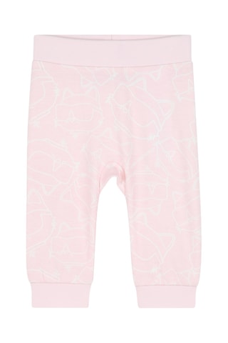 Fleece Sweaterjurk en Joggingbroek - Ecru en Roze - Karl Lagerfeld