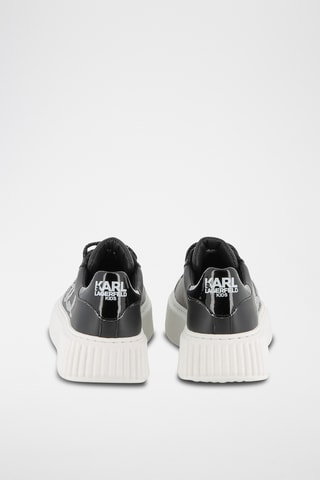 Nappaleren Platform Sneakers - Zwart - Karl Lagerfeld