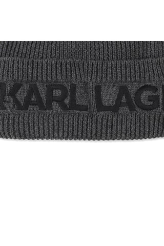 Muts en colsjaal - Antraciet - Karl Lagerfeld