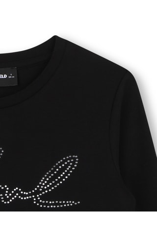 Biologisch Katoenen T-shirt - Zwart - Karl Lagerfeld