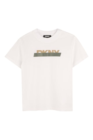 Biologisch Katoenen T-shirt - Wit - DKNY
