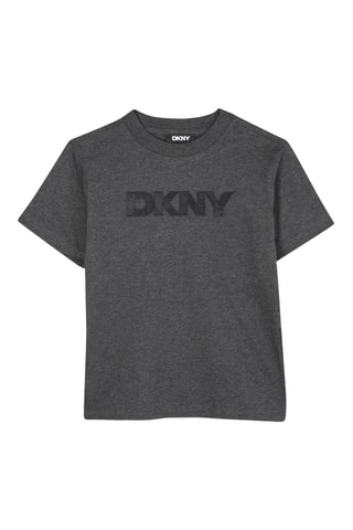 Biologisch Katoenen T-shirt - Antraciet - DKNY