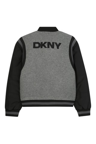 Baseball Jasje - Gemêleerd Grijs - DKNY