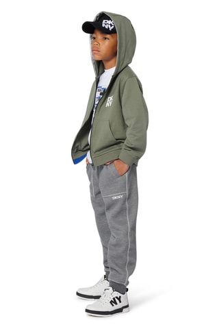 Sweater met Capuchon - Zeegroen - DKNY