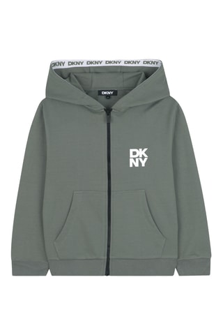 Sweater met Capuchon - Zeegroen - DKNY