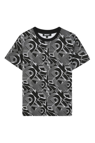 T-shirt - Zwart en Wit - DKNY