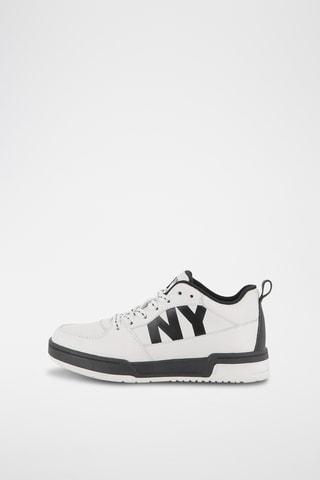 Hoge Leren Sneakers - Wit - DKNY