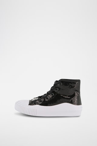 Hoge Platform Sneakers - Zwart - DKNY