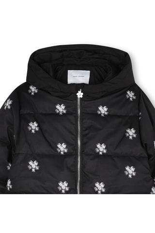 Lange Gewatteerde Jas met Capuchon - Zwart - Marc Jacobs