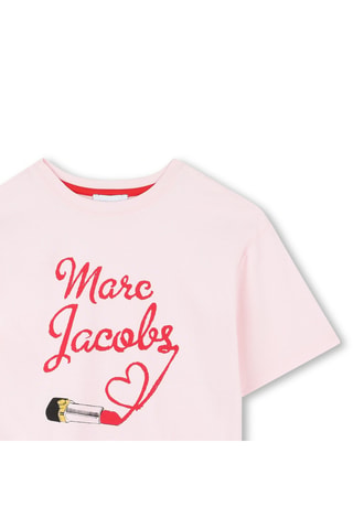 Biologisch Katoenen T-shirt - Roze - Marc Jacobs