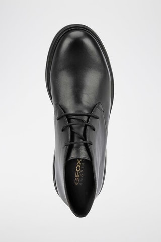 Stringate in pelle U Ottavio B - Nero - Geox