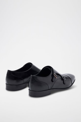 Monk strap in pelle Maksim - Nero