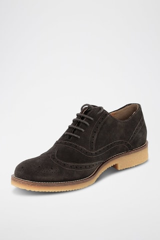 Oxford in pelle scamosciata Pedros - Marrone