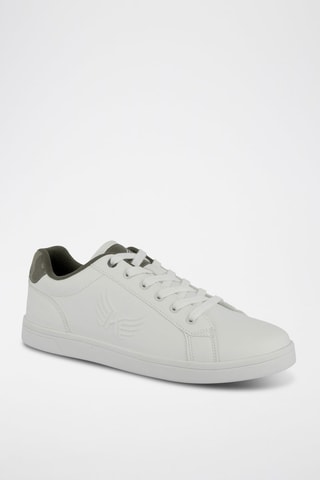 Sneakers Cybdia - Bianco e kaki