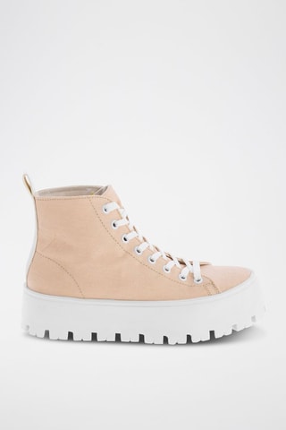 Sneakers alte platform Leyla - Rosa