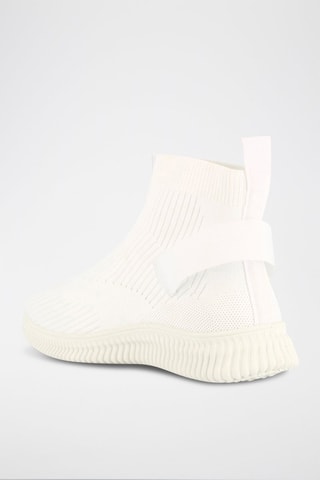 Sneakers a calza Kendall + Kylie - Bianco