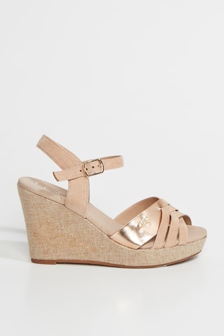 Sandali con zeppa Loraline - Beige