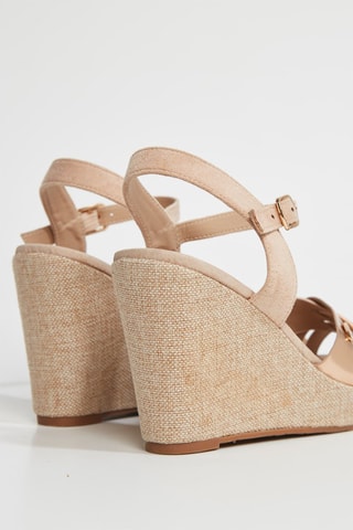 Sandali con zeppa Loraline - Beige
