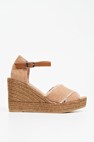 Sandali con zeppa Daishie - Beige