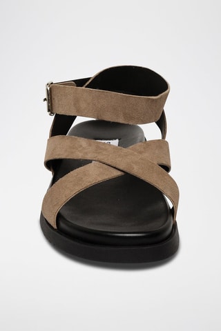 Sandali in pelle scamosciata Mybestie-E - Taupe