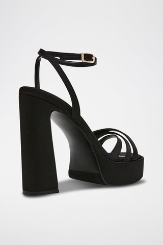 Sandali con tacco Fleet - Nero