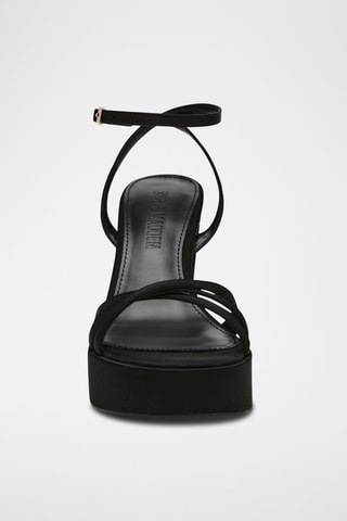 Sandali con tacco Fleet - Nero