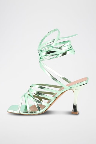 Sandali con tacco in pelle Emily - Vrerde 