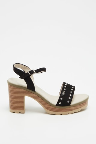 Sandali con tacco Diane - Nero