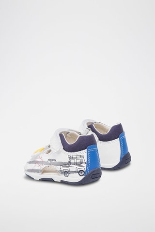 Sandali in pelle B S. Tapuz - Bianco - Geox