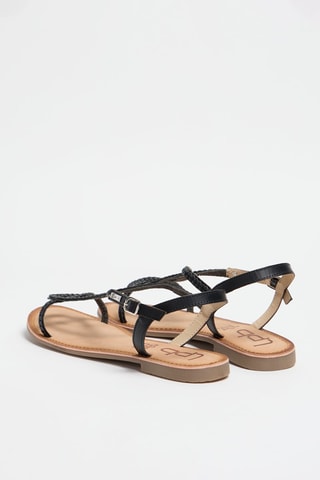 Sandali in pelle Beriza - Nero