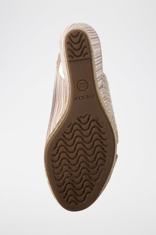 Sandali con zeppa Janira - Beige - Geox