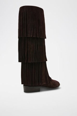Stivali in pelle scamosciata Spur - Marrone
