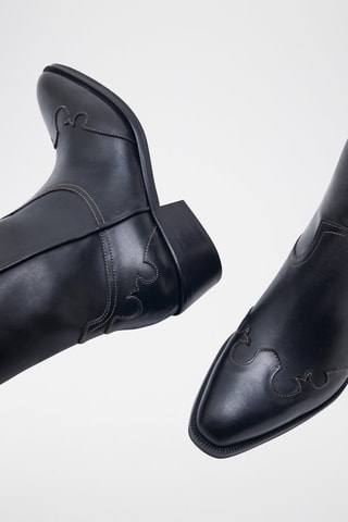 Stivali in pelle Memphis - Nero