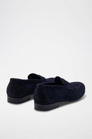 Mocassini in pelle Gustavo - Navy