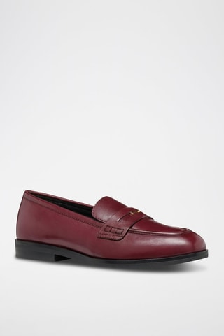 Mocassini in pelle Cloridie - Bordeaux - Geox