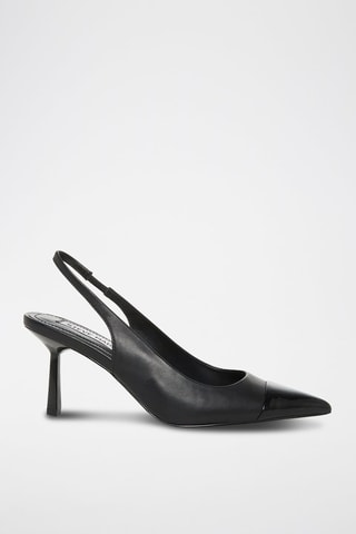 Décolleté in pelle Kling - Nero