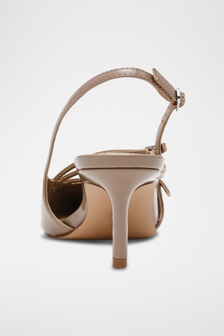 Décolleté in vernice - Taupe