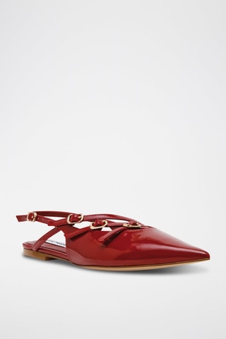 Ballerine in vernice - Rosso