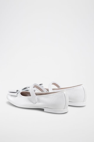 Ballerine in pelle J Plie’B - Bianco - Geox