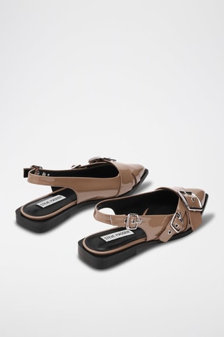 Ballerine in vernice Grezly - Taupe
