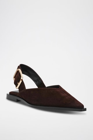 Ballerine in camoscio Shay - Marrone