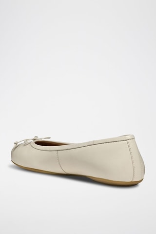 Ballerine in pelle Palmaria B - Ecrù - Geox