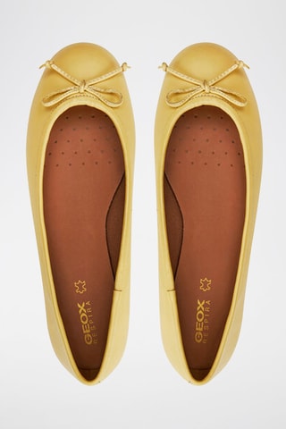 Ballerine in pelle Palmaria - Giallo - Geox